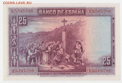 Испания 25 песет 1928 UNC. - 4116700860_1