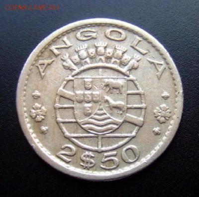 2 - Португ. Ангола 2,5 эскудо (1968) Р
