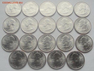 19х25 центов США El Yunque UNC 2012 P до 10.04 - EL P 2