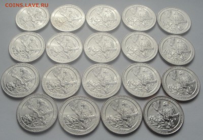 19х25 центов США El Yunque UNC 2012 P до 10.04 - EL P 1