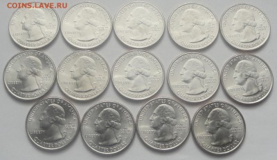 14х25 центов США Chaco UNC 2012 D и P до 10.04 - чако 2