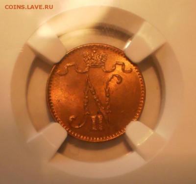 1 пенни 1907 г. NGC MS63 RB до 12.04 в 22:00 Москвы - 1907-3