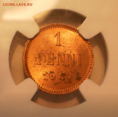 1 пенни 1907 г. NGC MS63 RB до 12.04 в 22:00 Москвы - 1907-4