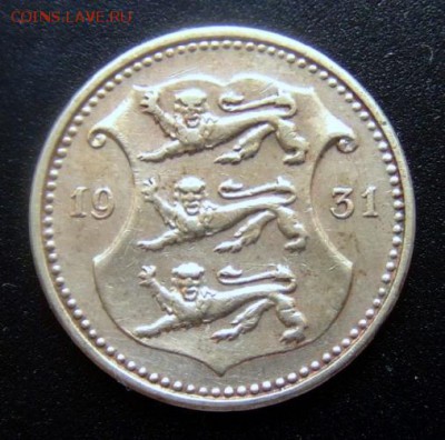 2 - Эстония 10 сенти (1931) №2 А