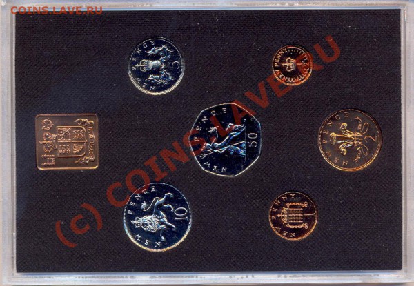 Набор Англии 1978г. Proof, до 10.03.2010г. в 22.20МСК - 1978-2