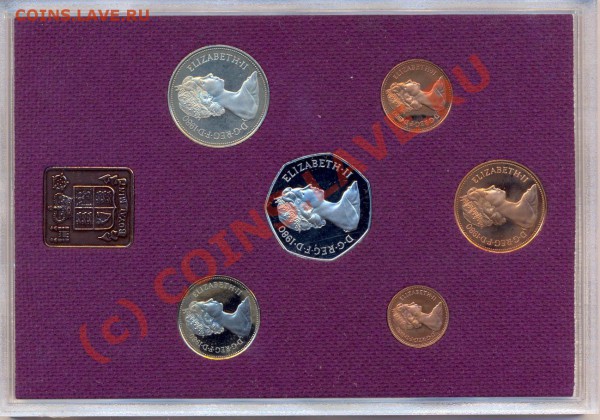 Набор Англии 1980г. Proof, до 10.03.2010г. в 22.30МСК - 1980-1