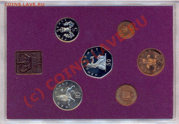 Набор Англии 1980г. Proof, до 10.03.2010г. в 22.30МСК - 1980-2