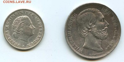 Нидерланды 2,5 гуль.1872, Антиллы 1 гуль.1952 - img038