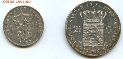 Нидерланды 2,5 гуль.1872, Антиллы 1 гуль.1952 - img039 - копия