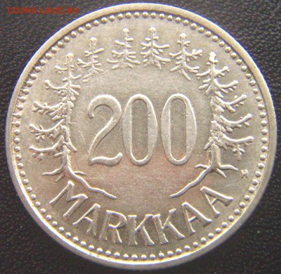 Финляндия_200 марок 1957; серебро; до 07.04_22.02мск - 7669