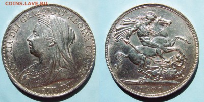 Оценка - Британия. Кроны 1819, 1821, 1822, 1887, 1900, 1902 - Crown 1900