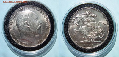 Оценка - Британия. Кроны 1819, 1821, 1822, 1887, 1900, 1902 - Crown 1902 4