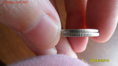 1 рубль 2011г М Широкий кант. - SAM_5519.JPG
