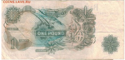 ВЕЛИКОБРИТАНИЯ ФУНТ 1962-66 ДО 10.04.14 В 22.00МСК (8553) - 1-вел1ф