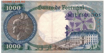 ПОРТУГАЛИЯ 1000 ЭСКУДО 1967 ДО 10.04.14 В 22.00МСК (8273) - 1-порт1000