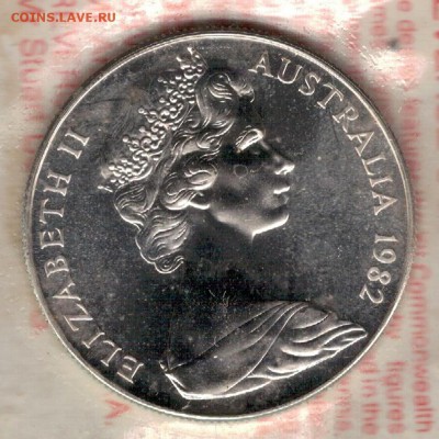 Ag АВСТРАЛИЯ 10$ 1982 ИГРЫ СОДРУЖЕСТВА ДО 10.04 В 22Ч (8539) - 5-ав82