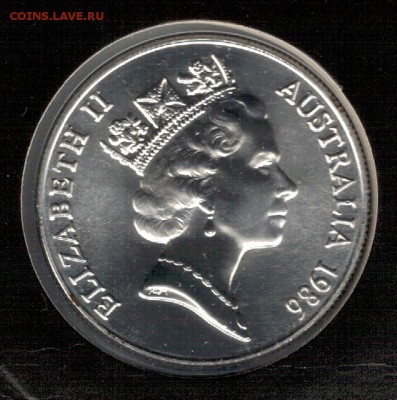 Ag АВСТРАЛИЯ 10$ 1986 Ю.АВСТРАЛИЯ ДО 10.04 В 22.00МСК (8542) - 5-ав86