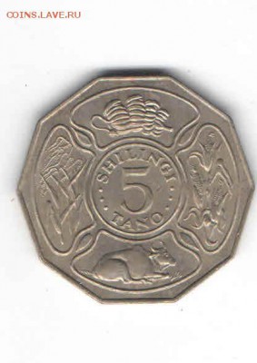 ТАНЗАНИЯ 5 ШИЛЛИНГОВ 1972 ДО 21.03 - 1122