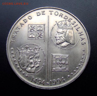 2 - Португалия 200 эскудо (1994) «Тордесильясский договор» А