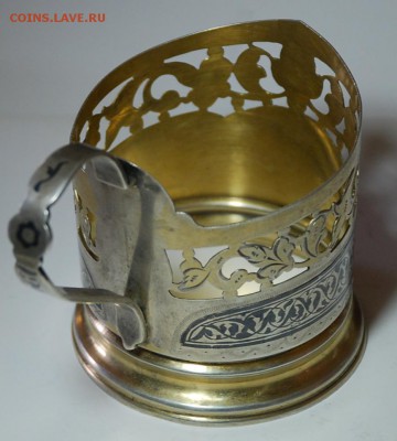подстаканик серебро с позолотой СССР. конец 50г. начало60г. - 3.JPG