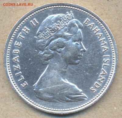 Багамские о-ва 50 центов 1966 г. До 11.04.14 г. 22-00 МСК . - Багамы 50