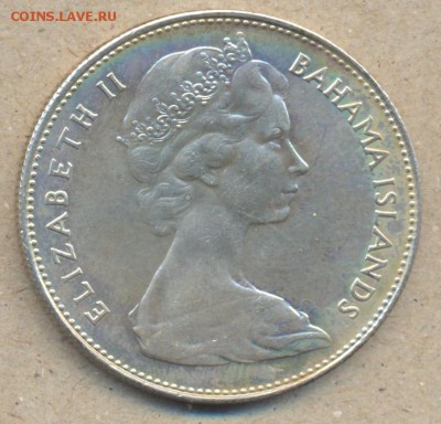 Багамские о-ва 1 доллар 1966 г. До 11.04.14 г. 22-00 МСК . - Багамы 1