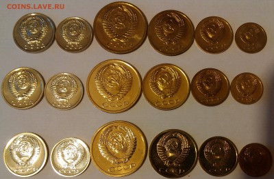 !!! Наборные монеты 1976 и 1977 годов!!! 3 комплекта!!! - 2