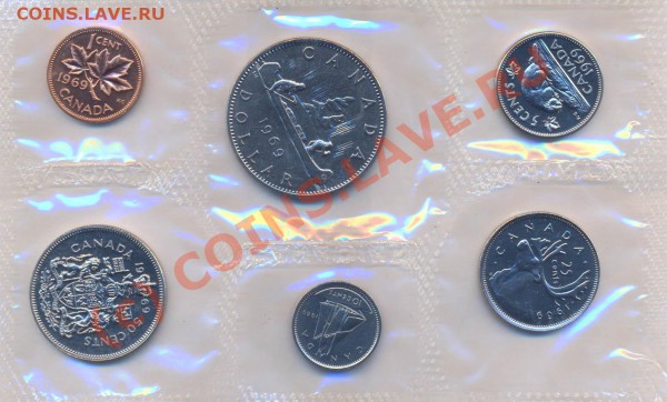 Набор Канады 1969г. Mint, до 10.03.10г. в 22.10МСК - канада 1969-2