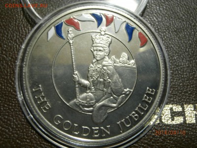 ФОЛКЛЕНДЫ 2002г.50пенсов  ЗОЛОТОЙ ЮБИЛЕЙ до 11.04 - P4100001.JPG