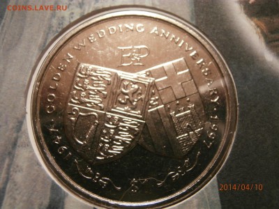 ЛИБЕРИЯ 1 доллар1997г.ЗОЛОТАЯ СВАДЬБА.конверт до 11.04 - P4100002.JPG