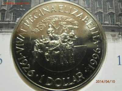 БЕРМУДЫ 1доллар1996г. ДЕНЬ РОЖДЕНИЯ.конверт до 11.04 - P4100002.JPG