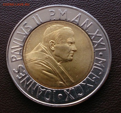 С РУБЛЯ!!! Ватикан 500 лир 1999 БИМ UNC - DSC_2019.JPG