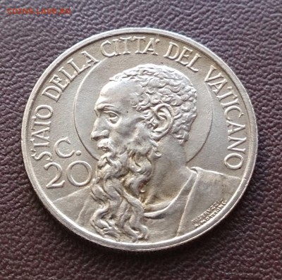 Ватикан 20 чентезимо 1933-34 - DSC_2035.JPG