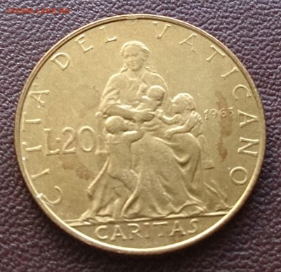 С РУБЛЯ!!! Ватикан 20 лир 1963 - DSC_2037.JPG