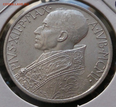 Ватикан 5 лир 1950 тираж - 50.000 - DSC_2053.JPG