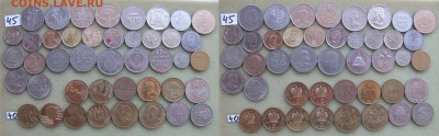 Иностранные монеты.Россыпь,линейки,буклеты,серебро. АПРЕЛЬ. - 40р,45р