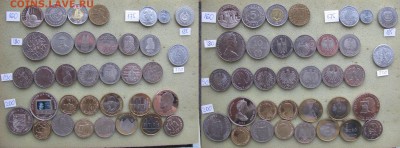Иностранные монеты.Россыпь,линейки,буклеты,серебро. АПРЕЛЬ. - 160-220р