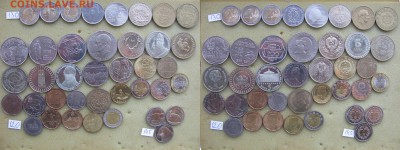 Иностранные монеты.Россыпь,линейки,буклеты,серебро. АПРЕЛЬ. - 120р,130р,145р