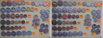 Иностранные монеты.Россыпь,линейки,буклеты,серебро. АПРЕЛЬ. - 1