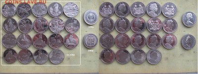 Иностранные монеты.Россыпь,линейки,буклеты,серебро. АПРЕЛЬ. - 4