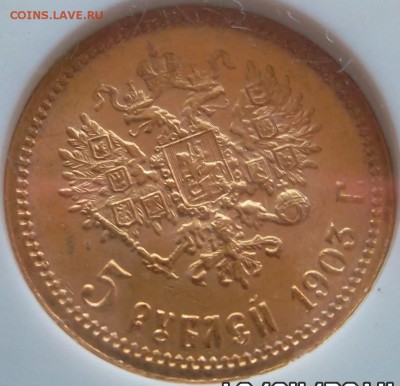 5 рублей 1903 MS-65 до 13.04.2013, 22:300 - SAM_2878.JPG