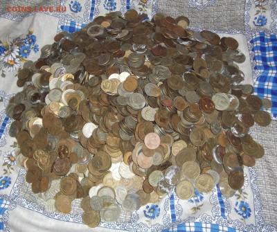 * ф и к с * монеты ссср и россии (вес лота 7,450кг) - монеты-7.4кг.JPG