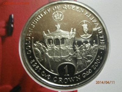 ГИБРАЛТАР. крона ЗОЛОТОЙ ЮБИЛЕЙ.конверт 2002г. до 12.04 - P4110008.JPG