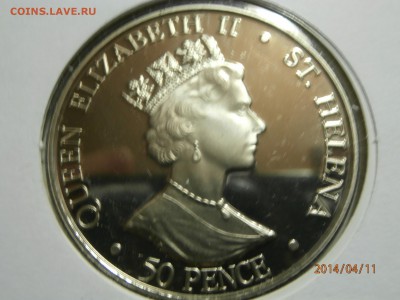 О.СВ.ЕЛЕНЫ 2003г.50пенсов. ЮБИЛЕЙ КОРОНАЦИИ.конверт до 12.04 - P4110012.JPG