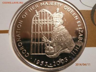О.СВ.ЕЛЕНЫ 2003г.50пенсов. ЮБИЛЕЙ КОРОНАЦИИ.конверт до 12.04 - P4110011.JPG