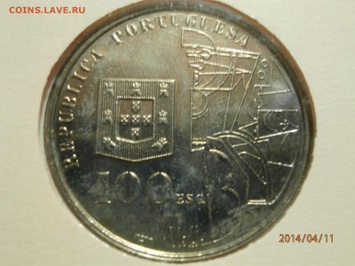 ПОРТУГАЛИЯ.100эскудо 1987г. КАРДОЗО.конверт до 12.04 - P4110024.JPG