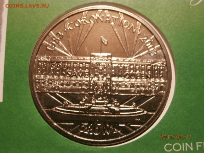 ГИБРАЛТАР. крона ЮБИЛЕЙ КОРОНАЦИИ.конверт 2003г. до 12.04 - P4110002.JPG