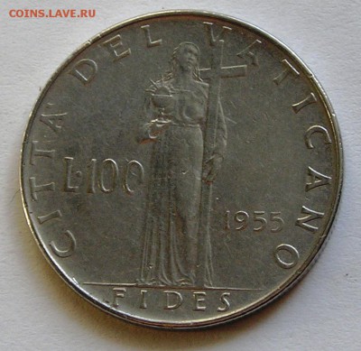 Ватикан, 100 Лир 1955 (12.04) - P1014847.JPG