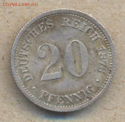 Ю. Родезия шиллинг 1941 г. Германия 20 пф. 1876 г. F - Герм
