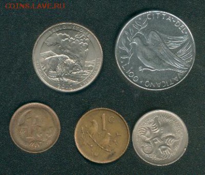 Животные на монетах. №1. Только 2 дня - Fauna61